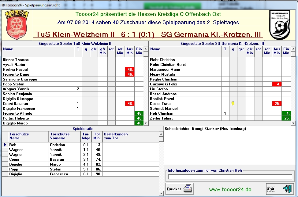 KC_2. Spieltag_Germania III  in Klein Welzheim II_Mo_8_9_2014